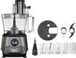 14-Cup French-Fry-Cutter Storage-Drawer Food-Processor - XL Bowl, Large Chute & Storage Drawer, Slicing & Shredding, Chopping & Mixing, For Cheese, Meat & Veggie Prep (Metallic Graphite) - Image 2