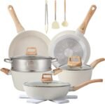 16PCS Pots and Pans Set Non Stick Cookware Set Nonstick with Cooking Set - Image 2