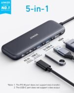 Anker USB C Hub, 5-in-1 USBC to HDMI Splitter with 4K Display, 1 x Powered USB-C 5Gbps & 2×Powered USB-A 3.0 5Gbps Data Ports for MacBook Pro, MacBook Air, Dell and More - Image 3