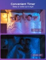 Govee Smart Light Bulbs, Color Changing Light Bulb, Work with Alexa and Google Assistant, 16 Million Colors RGBWW, WiFi & Bluetooth LED Light Bulbs, Music Sync, A19, 800 Lumens, 4 Pack - Image 3