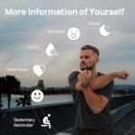 Mibro GS Active2 Running GPS Smartwatch with 46mm AMOLED, Lightweight and 15-Day Battery, Supports Training Guidance and Dual-Band GNSS, 150+ Sport Modes (Dark Gray) - Image 4