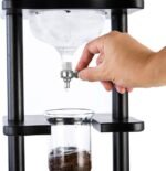 Yama Cold Brew Maker I Ice Coffee Machine With Slow Drip Technology I Makes 6-8 cups (32oz), Large Capacity Cold Brew Coffee Tower, Black Wood Straight Frame - Image 3