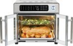 Emeril Lagasse Extra Large French Door Air Fryer Toaster Oven Combo, 24 Cooking Functions and Digital Controls, 7 Accessories Included, Stainless Steel Finish, 26QT Capacity - Image 3