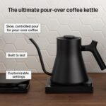 Fellow Stagg EKG Pro Electric Gooseneck Kettle - Pour-Over Coffee and Tea, Quick Heating, Precise Temperature Control, Scheduling, Built-in Brew Timer, Matte Black, 0.9 Liter - Image 3