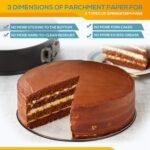 HIWARE Springform Pan Set of 3 Non-stick Leakproof Round Cake Pan Set Includes 3 Pieces 6" 8" 10" - Image 4