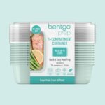 Bentgo Prep - 20-Piece 1-Compartment Reusable Meal Prep Containers with Lids, PFAS & BPA Free Materials, Durable, Microwave, Freezer, & Dishwasher Safe To Go Food Storage (Mint) - Image 5