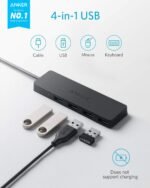 Anker USB Hub 4 Ports, Multiple USB 3.0 Hub, USB Splitter for Laptop, Extender for A Port Laptop, PC, Desktop and More [Charging Not Supported](2ft USB-A) - Image 3