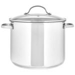 Amazon Basics Stainless Steel Stock Pot with Lid, 8 Quart, Even Heating, Easy to Clean, Silver - Image 3