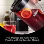 Homecraft Electric Iced Tea Maker for Sweet Tea and Cold Brew Coffee, Double Insulated Pitcher, Black, Small - Image 4