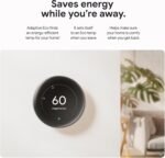 Google Nest Learning Thermostat (4th gen) + Nest Temperature Sensor (2nd gen) - Obsidian - Image 4