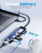 Hiearcool USB C Hub, USBC Hub Multi-Port Adapter for MacBook Pro/Air M1 M2, 4K HDMI USB-C Dock Dongle for iPad and Other Type C Devices - Image 4