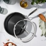 Henckels Paradigm Ceramic 12-inch Stainless Steel Dual Performance Fry Pan with Lid - Image 4