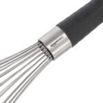 Amazon Basics Stainless Steel Wire Whisk Set for Cooking, Dishwasher Safe, 3 Piece, Black/Silver - Image 4