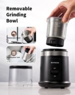 SHARDOR One Touch Coffee Grinder Electric, Spice, Herb, For Coffee Bean Spices and Seeds with 1 Removable Stainless Steel Bowl, Dry Grinder, Black - Image 4