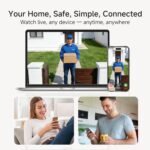 Noorio Wireless Doorbell Camera with Rechargeable Battery, 2K+ Resolution, 2-Way Audio, Color Night Vision, AI Motion Detection, Smart Video Doorbell Works with Alexa, D110 - Image 8