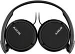 Sony ZX Series Wired On-Ear Headphones, Black MDR-ZX110 - Image 4