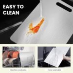 Cutting Boards For Kitchen,Easy to clean, Double-sided food-grade Cutting Board For Cutting Meats, Fruits And Vegetables 11.52 * 8.62 - Image 4