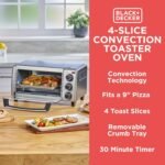 BLACK+DECKER TO1313SBD Toaster Oven, 15.47 Inch, Silver - Image 4