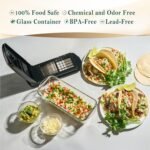 Le'raze 13-in-1 Vegetable Chopper Pro with Glass Container, Stainless Steel Blades, BPA-Free, Mandoline Slicer, Manual - Image 3