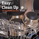 Priority Chef Premium Mixing Bowls With Lids Set, Airtight Lids, Thicker Stainless Steel, Non-Slip Base, 5 Nesting Steel Bowls for Kitchen, Large Prep Metal Bowl Set 1.5/2/3/4/5 Qt, Black - Image 5