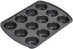 Wilton Gold Non-Stick 12 -Cup Muffin Pan, Stainless Steel Bakeware, Made without PFAS, 10.5 x 15 x 1.4 in, Packaging May Vary - Image 4