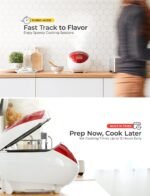 CUCKOO Micom Rice Cooker 6 Cup Uncooked / 12 Cup Cooked, Fuzzy Logic Rice Maker with Delay Timer & Keep Warm Setting, Versatile Food Steamer for Cooking, Non-Stick Inner Pot, Red (CR-0655F) - Image 5