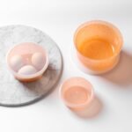 Mage Crab 4Pcs Plastic Mixing Bowls with Lids Set for Kitchen, Safe BPA Free Non Toxic Serving Bowl Mixing Bowls-orange - Image 3