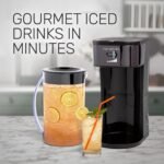 Homecraft 3-Quart Iced Coffee and Tea Maker with Filter Basket, Flavor Enhancer, Adjustable Brew Strength, Black - Image 4