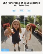 REOLINK Video Doorbell WiFi Camera - Wired 2K Outdoor, 5G&2.4G WiFi, 4:3 Wide View Angle, Smart Detection, Local Storage, No Subscription Front Door Home Security, Customized Chime V2 - Image 3