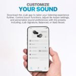 JLab Go Air Pop+ True Wireless Earbuds, in Ear Headphones, Bluetooth Earphones, 35H Playtime Ear Buds, Bluetooth Earbuds with Microphone, USB-C Charging Case, Dual Connect, EQ3 Sound, Black - Image 3
