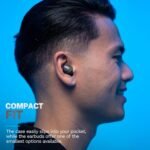 JLab Go Air Pop+ True Wireless Earbuds, in Ear Headphones, Bluetooth Earphones, 35H Playtime Ear Buds, Bluetooth Earbuds with Microphone, USB-C Charging Case, Dual Connect, EQ3 Sound, Black - Image 4