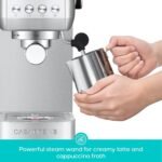 CASABREWS 3700 Essential Espresso Machine 20 Bar, Stainless Steel Cappuccino & Latte Machine with Steam Frother for Home, 43.9oz Water Tank, Coffee Gift for Women & Men, Silver - Image 4