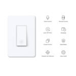 TP-Link Tapo Smart Light Switch, Single Pole, Neutral Wire Required, 2.4GHz Wi-Fi Light Switch Compatible with Alexa and Google Home, UL Certified, No Hub Required, White, Tapo S500(4-Pack) - Image 3