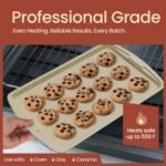 Bakken Swiss - Bakeware Set – 6 Piece – Stackable, Deluxe, Non-Stick Baking Pans for Professional and Home Cooking – Carbon Steel, White Stone Coating - Image 4
