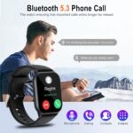ISKOVI 1.91" Smart Watch,Fitness Tracker,Smart Watches for Men and Women with Message Call Function,120+ Sport Modes, IP68 Waterproof,24 Hours Heart Rate/Sleep Monitor,for Android/iOS - Image 3