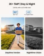 REOLINK Video Doorbell PoE Camera – 2K IP Security Camera Outdoor with Chime V2, 4:3 Aspect Ratio, 180 Degree Diagonal, 2-Way Talk, Plug & Play, Secured Local Storage, No Monthly Fee - Image 3