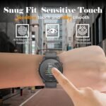 Liuyuxi 3-Pack Tempered Glass Screen Protector for Garmin Forerunner 255/255 Music With Silicone Anti-Dust Plug,Anti-Scratch, High Definition Protective Film. - Image 6