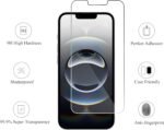 Ailun Screen Protector for iPhone 16e / iPhone 14 / iPhone 13 / iPhone 13 Pro [6.1 Inch] Display 3 Pack Tempered Glass, Case Friendly [Not for iPhone 16 6.1 Inch] - Image 3
