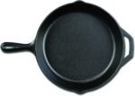 Lodge 12 Inch Cast Iron Pre-Seasoned Skillet – Signature Teardrop Handle - Use in the Oven, on the Stove, on the Grill, or Over a Campfire - Black - Image 3