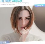 Akyta 1080P Webcam for Laptop, Web Camera with Microphone/Privacy Cover/Stand/Adapter/Plug and Play & Wide Angle 110°, USB Webcams for Desktop Computer PC Mac Video Calling/Zoom Conferenc - Image 3