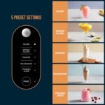 Ninja SLUSHi with RapidChill Technology, 88 oz. Frozen Drink & Slushie Machine, 5 Preset Programs, Margaritas, Frappés, and More, Premium Accents, Black, FS301 - Image 5