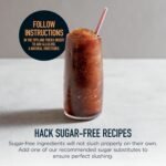 Ninja SLUSHi with RapidChill Technology, 88 oz. Frozen Drink & Slushie Machine, 5 Preset Programs, Margaritas, Frappés, and More, Premium Accents, Black, FS301 - Image 6