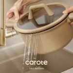 CAROTE 31PCS Pots and Pans Set, Nonstick Cookware Set Kitchen Non Stick Induction Titanium Cookware Non-toxic Granite Cooking set, PFOA Free - Image 3