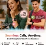 MorePro Fitness Tracker(Answer/Make Call), 1.83” Health Fitness Watch with Heart Rate, Blood Pressure,SpO2 and Sleep Monitor, 100+ Sports Modes, IP68 Waterproof Smart Watch for Men Women - Image 3