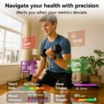 MorePro Fitness Tracker(Answer/Make Call), 1.83” Health Fitness Watch with Heart Rate, Blood Pressure,SpO2 and Sleep Monitor, 100+ Sports Modes, IP68 Waterproof Smart Watch for Men Women - Image 4