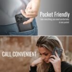 Vinich for iPhone 17 Pro Wallet Case with Card Holder, RFID Blocking Credit Slots Kickstand Shockproof Phone Cover Fit for iPhone 17 Pro 6.3" Black - Image 4