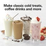 Hamilton Beach DrinkMaster Electric Drink Mixer, Retro Milkshake Maker & Milk Frother, 2 Speeds, Extra-Large 28 oz. Stainless Steel Cup, Mint - Image 3