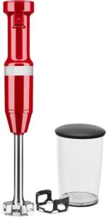 KitchenAid Variable Speed Corded Hand Blender KHBV53, Empire Red - Image 3