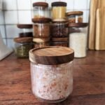 Mason & Fable 12 fl oz, 350ml Glass Food Storage Jars with Wood Lids (6pcs) - Stylish Ribbed Pattern for Kitchen Organization and Storage Containers for Spice, Tea, Coffee/Sugar - Image 5