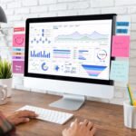 MDOZQ Office Desk Accessories 2pcs Computer Monitor Memo Board Message Board Supplies for Women Men Sticky Note Holder Home Desktop Decor - Image 5